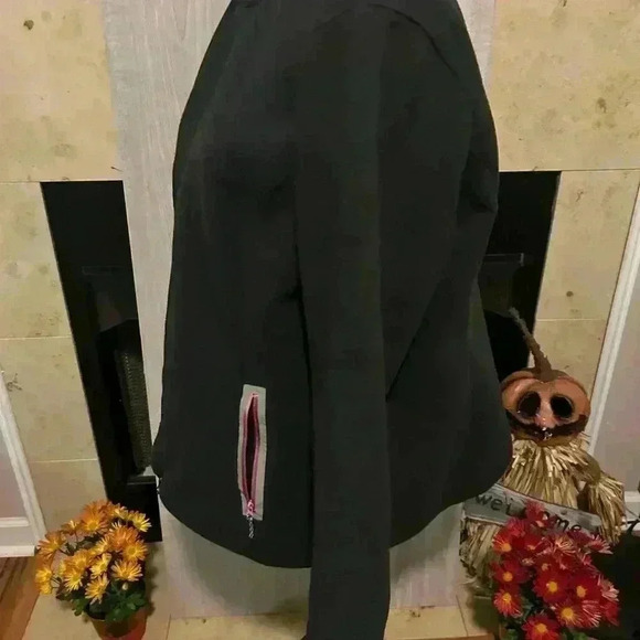 Zero Restriction Women’s Fleece Golf Jacket. XL. Black on outside. Pink/ inside - Picture 4 of 6